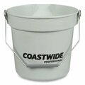 Articulos Para El Hogar 10 qt. Plastic Bucket, Gray AR3742865